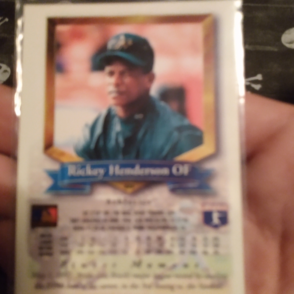 Topps finest Rickey henderson - Picture 2 of 2